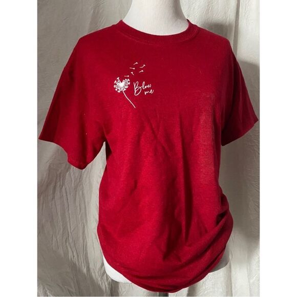 “Blow Me”, Custom Dandelion Graphic, Unisex Tee - Picture 3 of 15